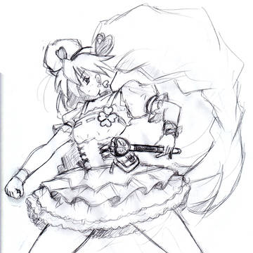 落書きピーチ
