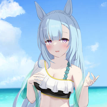 ウマ水着