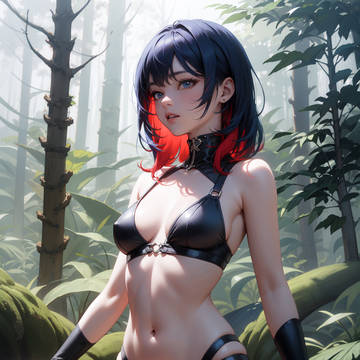in the woods