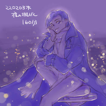 220203 夜の擬人化