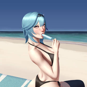 Summer Eula ❄️🍑Bikini variant