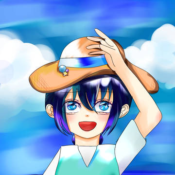 天内理子ちゃんを描きました