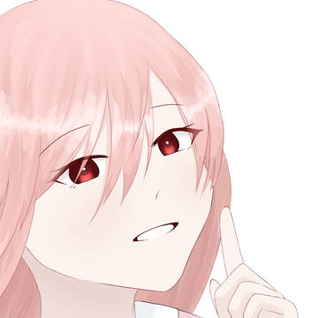 ピンク髪女の子！