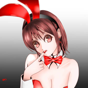 赤いバニー