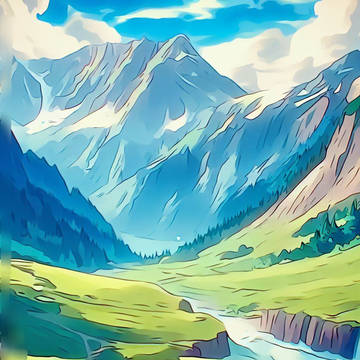 Swiss alps