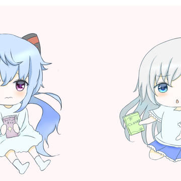 甘雨ちゃんとせつちゃん