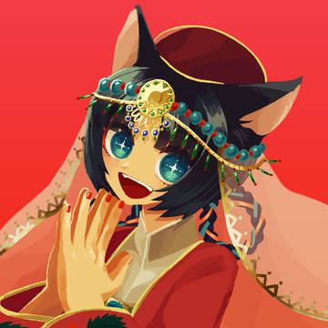 # フォロワーさんからイメージもらって自分の代理キャラつくる