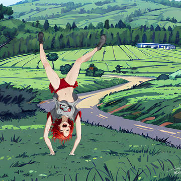 Handstand Girl