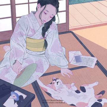 猫と金魚
