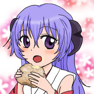 シュークリームを食す　はにゅー