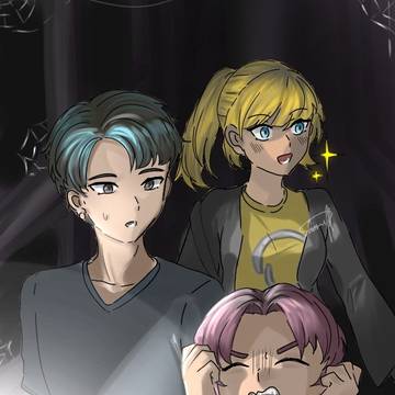TRIO IN TEST OF COURAGE