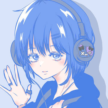 ヘッドホン🎧の子
