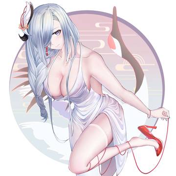 礼服申鹤