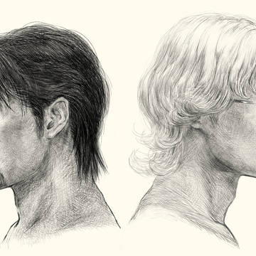 鉛筆デッサンの練２２
