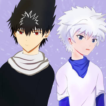 Hiei and Killua