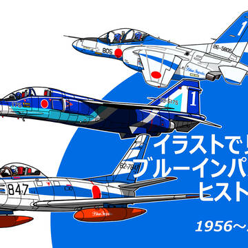 コミケ102新刊 『イラストで見るブルーインパルスヒストリー』