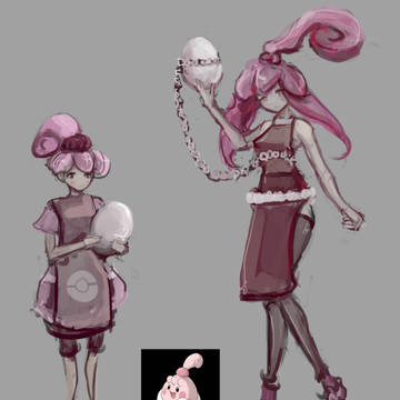 Pokemon Happiny Gijinka