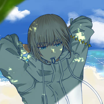 暑ければ、僕だって髪くらい結ぶさ