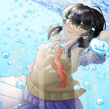 夏っぽいイラスト!