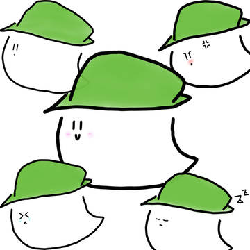 みどりくんたくさん