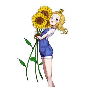 キャラクターデザイン/テーマ「ヒマワリ」