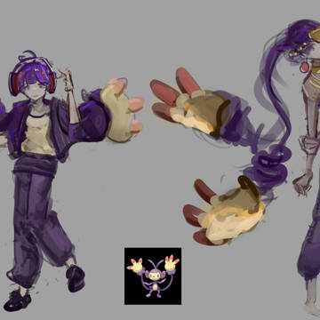 Pokemon Ambipom Gijinka