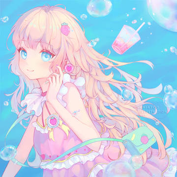 strawberry sparkling water✨