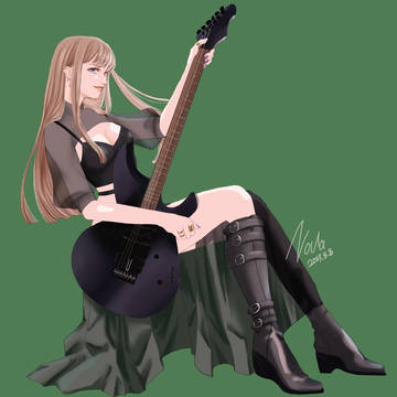ちょっと強めなギターガール