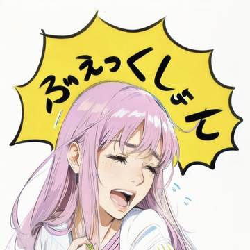 くしゃみイラストVol7 販売開始