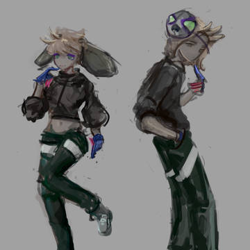 Pokemon Grafaiai Gijinka