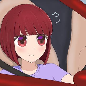 【推しの子】 運転練習中の有馬かな