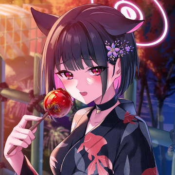 もー、私じゃなくて花火を見てよ〜！