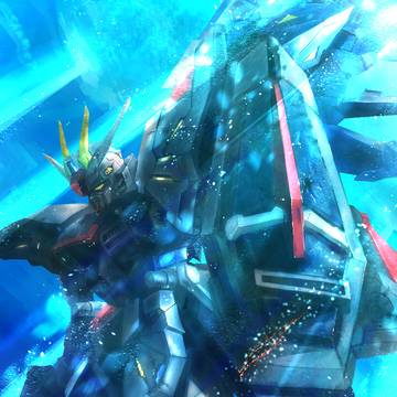 水中　フリーダムガンダム