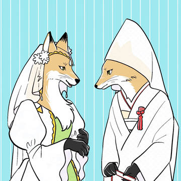 狐の嫁入り