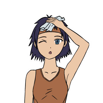 Track and field girl / 陸上部の女の子