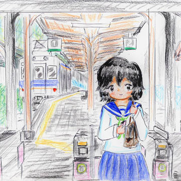 オリジナルキャラクター「汐見橋瑠璃子」