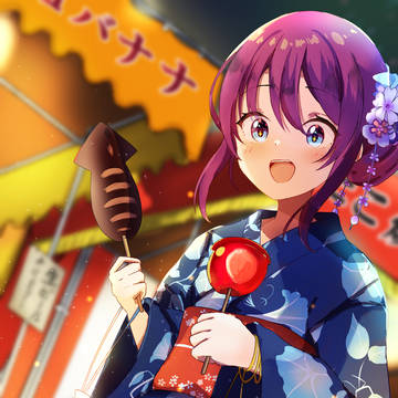 オリキャラのルイカ、夏祭りver