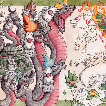 [Okami] Battle against Orochi