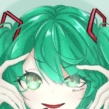 フリー線画塗らせていただきました!