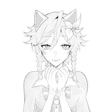にゃんにゃん風元素男子