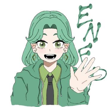 enfp描いてみた💚💚