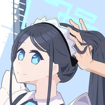 先生に結ってもらっています！