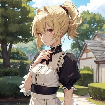 blonde japanese girl