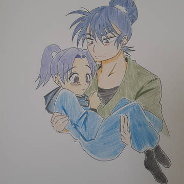 初描き　留きり