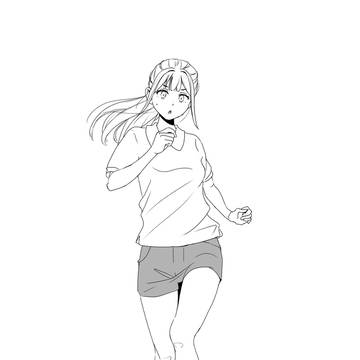 ランニング女子