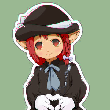 バス添乗員のようなミラプリのララフェル