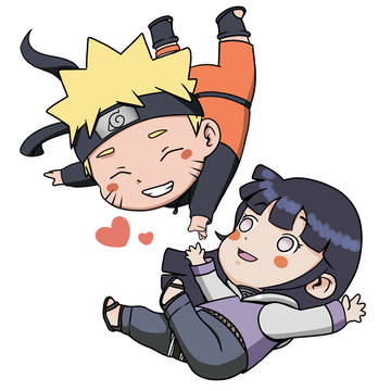 Naruto and Hinata Chibi Fan Art