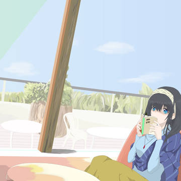 鷺沢文香@カフェ