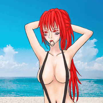 過激な水着の女体ギィ様