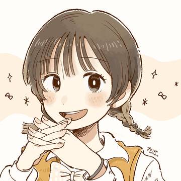 やんちゃ三つ編みな女の子